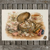 Le Puzzle du Bouton en Boîte de Fer-Blanc