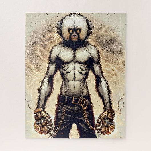 Le Puzzle du Singe Choquant (Vertical)