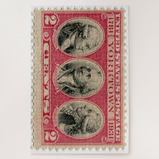 Le puzzle du timbre des poètes des États-Unis (Vertical)