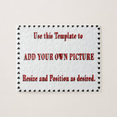 Le puzzle fait sur commande ajoutent votre propre (Horizontal)