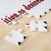 Le puzzle fait sur commande ajoutent votre propre (Côté)