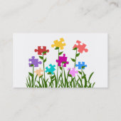 Le puzzle rapièce des cartes de visite de jardin (Dos)