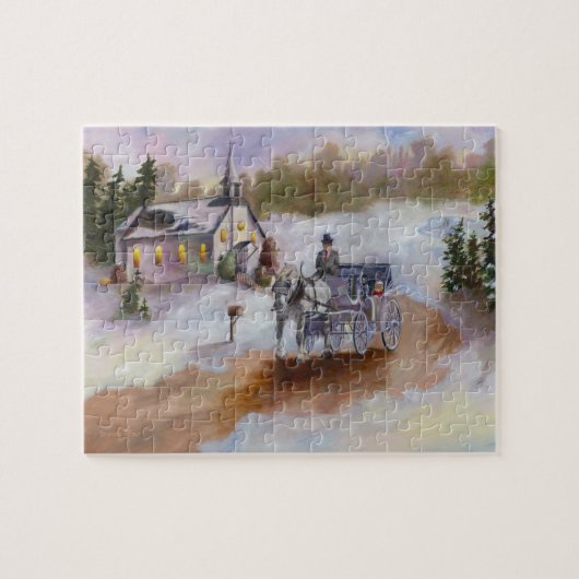 Le puzzle rêveur de l'hiver (Horizontal)