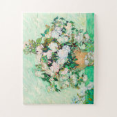 Le puzzle rose des roses de Van Gogh (Vertical)