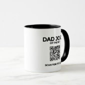 Le QR Papa plaisante Mug (Devant droit)