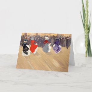 Le Quadrille au Moulin-Rouge   Louis Abel-Truchet Kaart