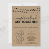 Le quartier de Taco s'unissent Invitation (Devant)