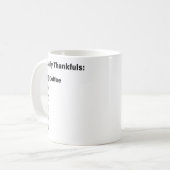 Le quotidien Thankfuls Mug (Devant gauche)
