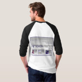 Le raglan de Groovera a glacé le T-shirt (Dos entier)