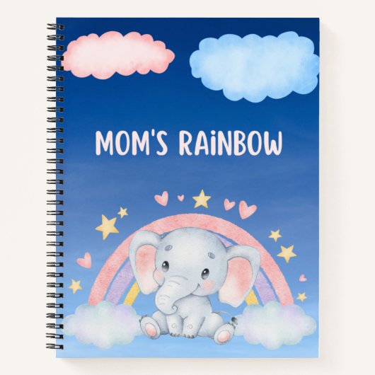 Le Rainbow de maman Journal pour votre Rainbow Bab (Devant)