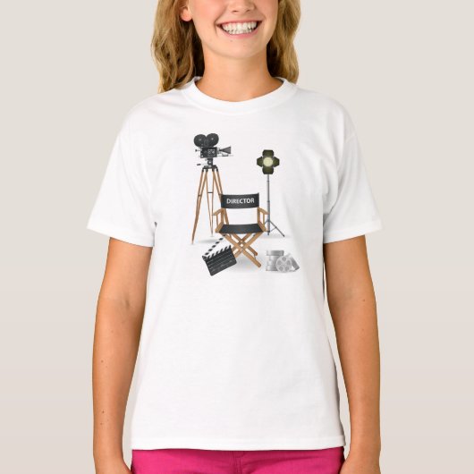 Le réalisateur Set Girls T-Shirt (Devant)