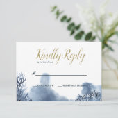 Le récif bleu | Mariage nautique RSVP (Debout devant)