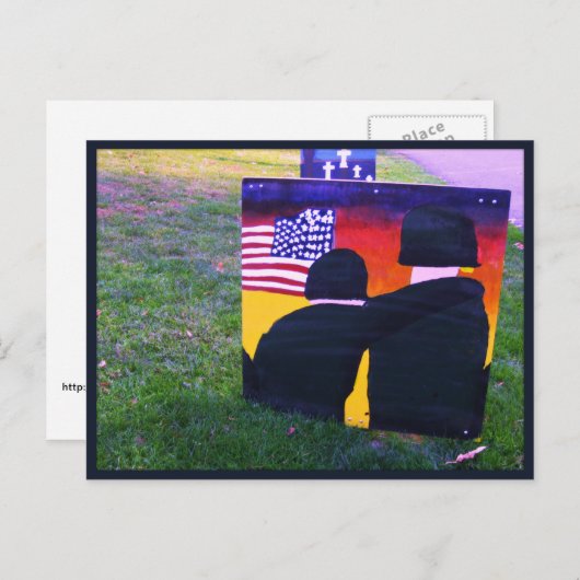 Le réconfort d'un soldat - Carte postale (Devant / Derrière)