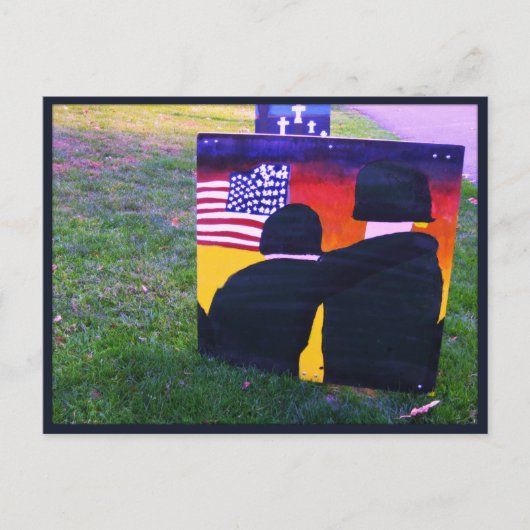 Le réconfort d'un soldat - Carte postale (Devant)