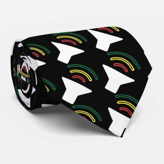 Le reggae écoutent cravate (Roulé)