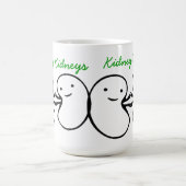 Le rein souhaite la tasse heureuse de reins (Centre)