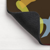 Le remous de couleur figure le tapis de souris (Coin)