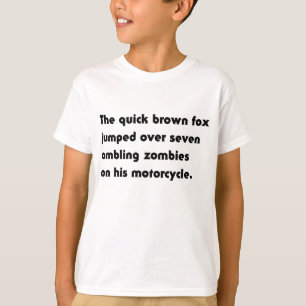 Le Renard Brown Rapide S'Est Écrasé... T-shirt Pan