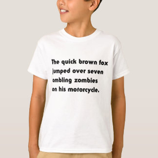 Le Renard Brown Rapide S'Est Écrasé... T-shirt Pan
