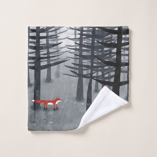 Le renard et la forêt (Gant de toilette)