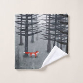 Le Renard et la Forêt (Gant de toilette)