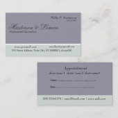 Le rendez-vous classique bleu d'associé (Devant / Derrière)