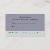 Le rendez-vous classique bleu d'associé (Dos)