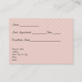 Le rendez-vous d'affaires Carte-Voient de retour - (Dos)