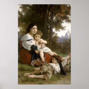 Le Repos (The Rest) William-Adolphe Bouguereau Poster