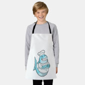 Le requin comme chef avec tablier de Cuisine (Porté)