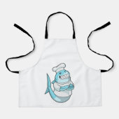Le requin comme chef avec tablier de Cuisine (Recto)