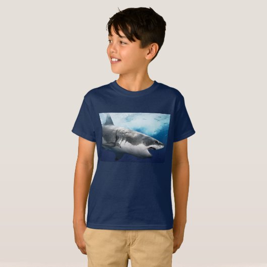 Le requin de Taureau unisexe badine le T-shirt (Devant entier)