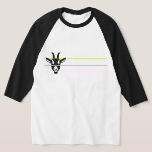 Le réseau des chèvres - T-shirt Raglan - avant et 