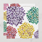 Le ressort de mariage se développe invitation (Devant / Derrière)