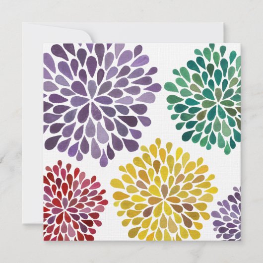 Le ressort de mariage se développe invitation (Devant)