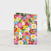 Le ressort fleurit le carte photo de Merci de (Dos)