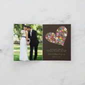 Le ressort fleurit le carte photo de Merci de (Intérieur)