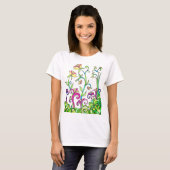 Le ressort fleurit le T-shirt (Devant entier)