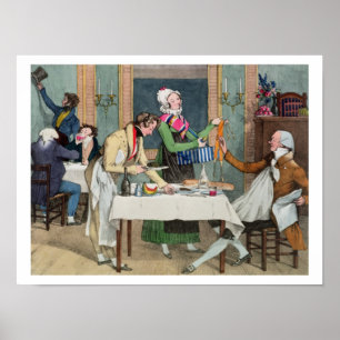 Le Restaurant, café door Rodwell en Martin, 1820 ( Poster