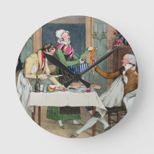 Le Restaurant, café. door Rodwell en Martin, 1820  Ronde Klok