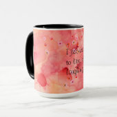 Le reste de ma vie rire 15 oz Ringer Mug (Devant gauche)