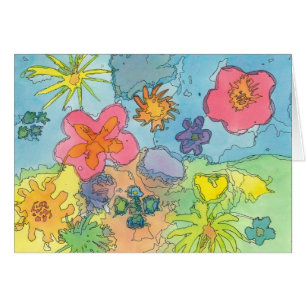 Le résumé fleurit la carte