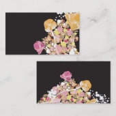 Le résumé fleurit le carte de visite (Devant / Derrière)