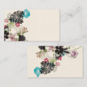 Le résumé fleurit le carte de visite (Devant / Derrière)