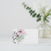 Le résumé fleurit le carte de visite (Debout devant)