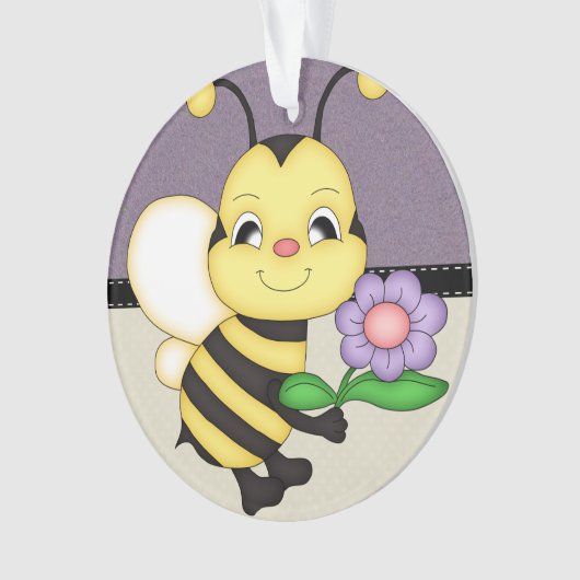 Le rétro jaune gaffent l'abeille (devant)