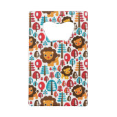 le rétro lion mignon badine l'illustration (Dos)