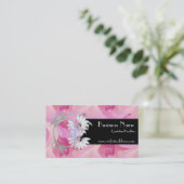 Le rétro rose chic tourbillonne des cartes de (Debout devant)