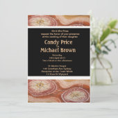 Le rêve autochtone du désert Faire-part de mariage (Debout devant)