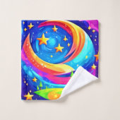 Le rêve cosmique : une aventure céleste (Gant de toilette)